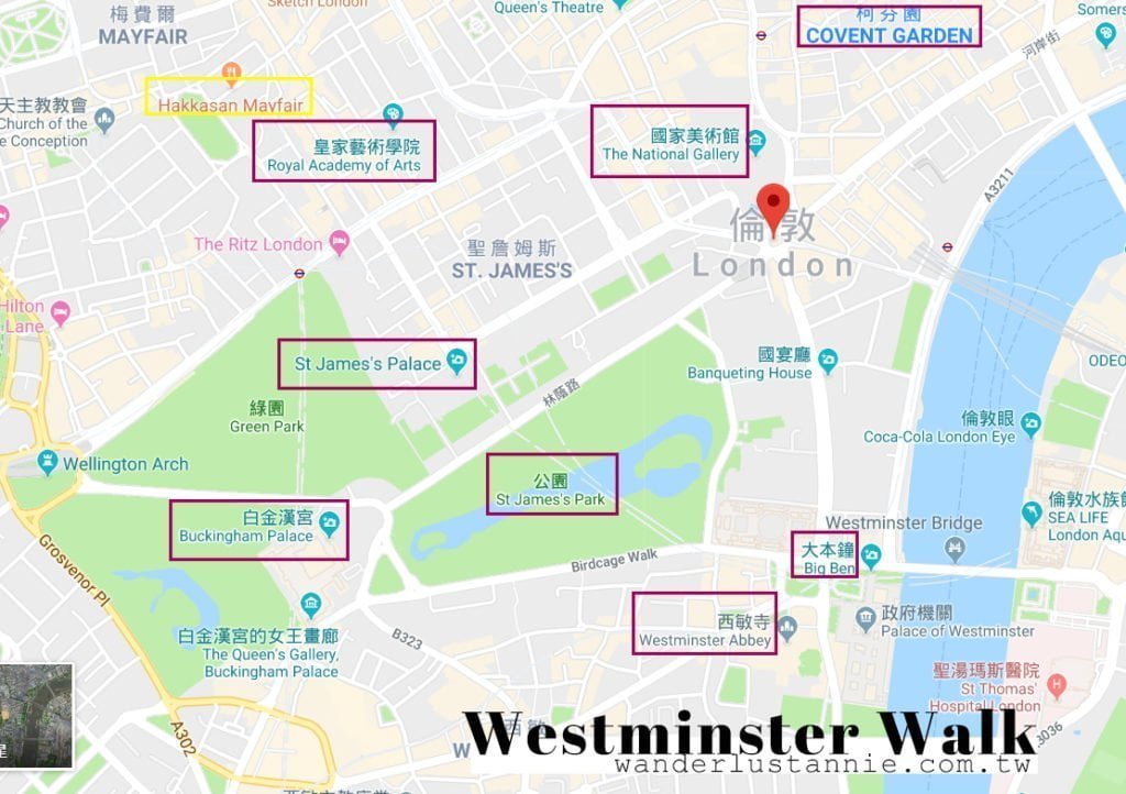 westminster walk