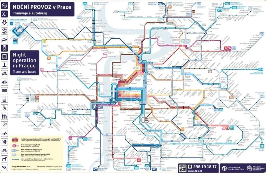 布拉格公車路線