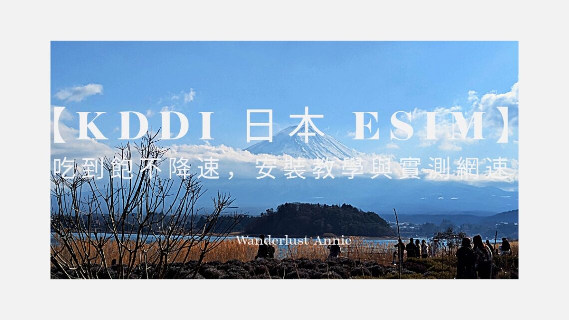 KDDI 日本 eSIM
